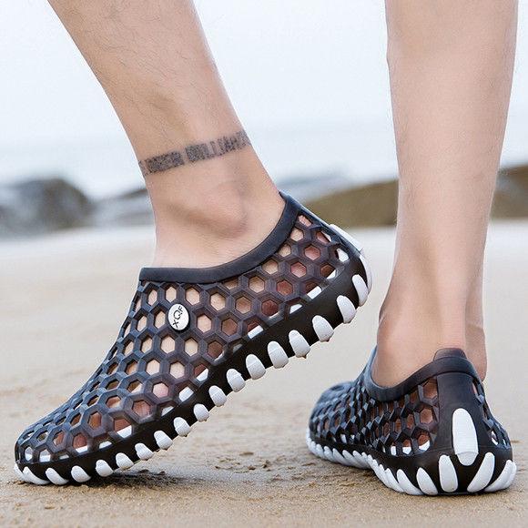 Hålsandaler Herr 2020 sommar Andas Insug Trend Körning Mjuk botten Sport Vada Strand Herrskor