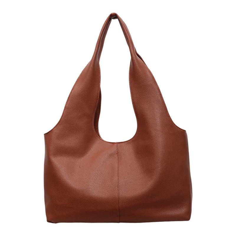 

Women Large Capacity Shoulder Bags Fashiable and Versatile Crossbody Bags Casual and Simple Commuting Bags High Quality коричневый