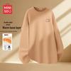 MINISO Men's Fleece Lined Crew Neck Long Sleeve T-Shirt