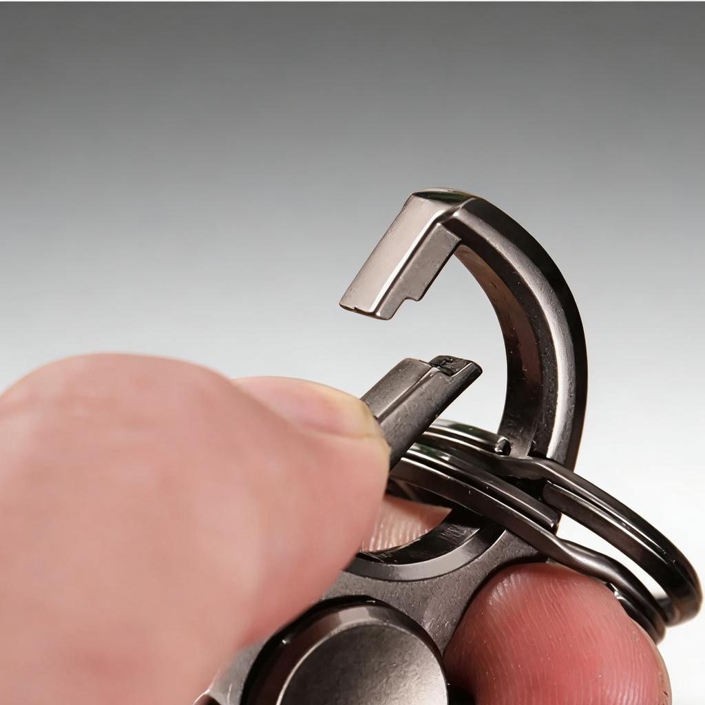 Fingerspitzen Spinner Spielzeug Schreibtisch Stressabbau Anti-Angst Spielzeug Metall Fidget Spielzeug Schlüsselanhänger Flaschenöffner EDC Erwachsener Kinder Geschenk