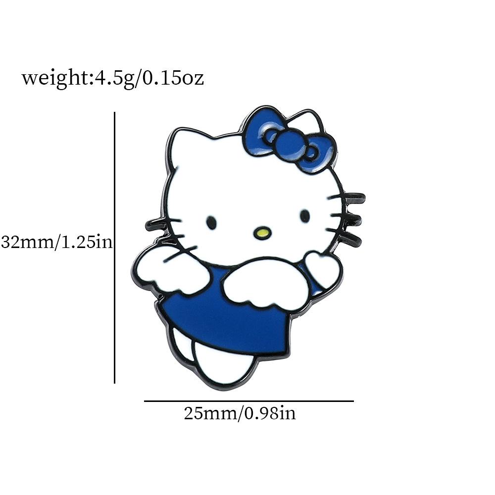 

Милий кіт м який милий солодкий мультяшний Sanrio металева значок Куромі сплав сумка брошка