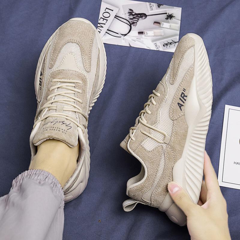 Nové letní prodyšné trendy pánské sportovní boty v korejském stylu, všestranné, ležérní, jarní, na běhání, trendy boty pro tátu
