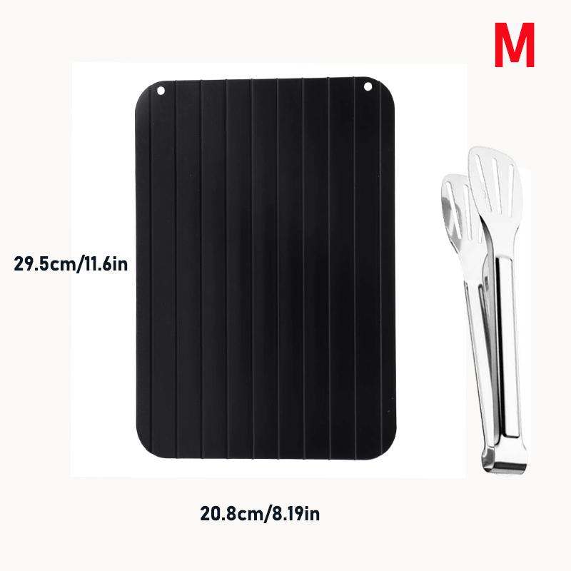 Aluminum Alloy Rapid Defrosting Tray Up To 5 Times Faster Defrosting For Fruit Meat And Frozen Foods Household Kitchen Tools