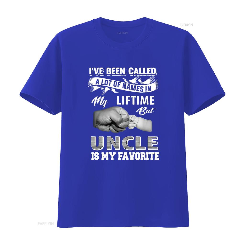 Herren T-Shirt mit Aufdruck "Mein Lieblingsname ist Onkel" Lustiger Verwandter Vatertag Schwarz Vintage Gewaschenes Oberteil Für Den Alltag Weich Vielseitig