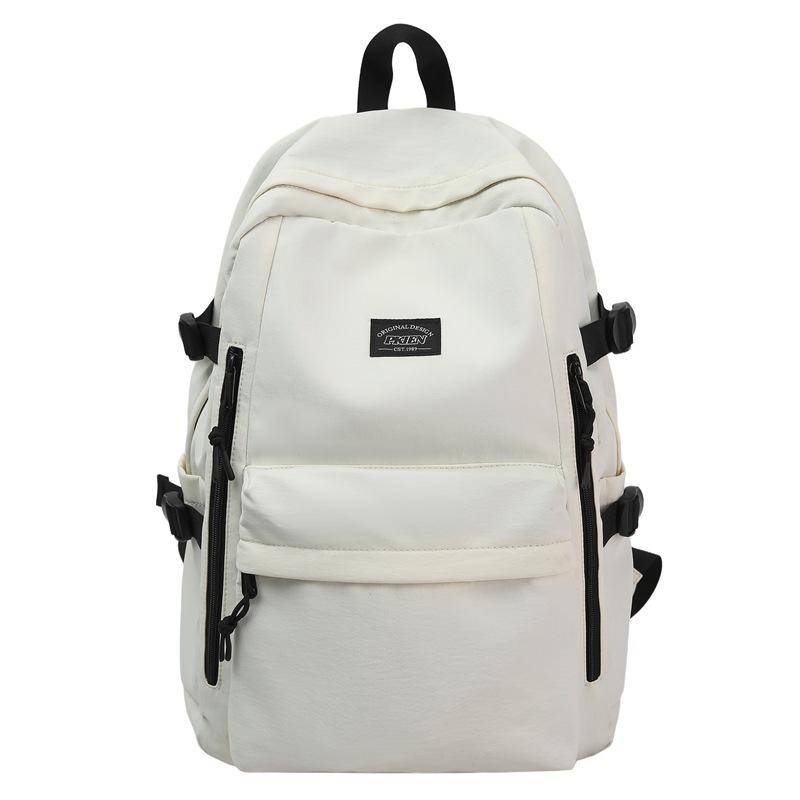 Couple backpack large capacity anti-splashing fashion backpack casual junior high school college student schoolbag high value