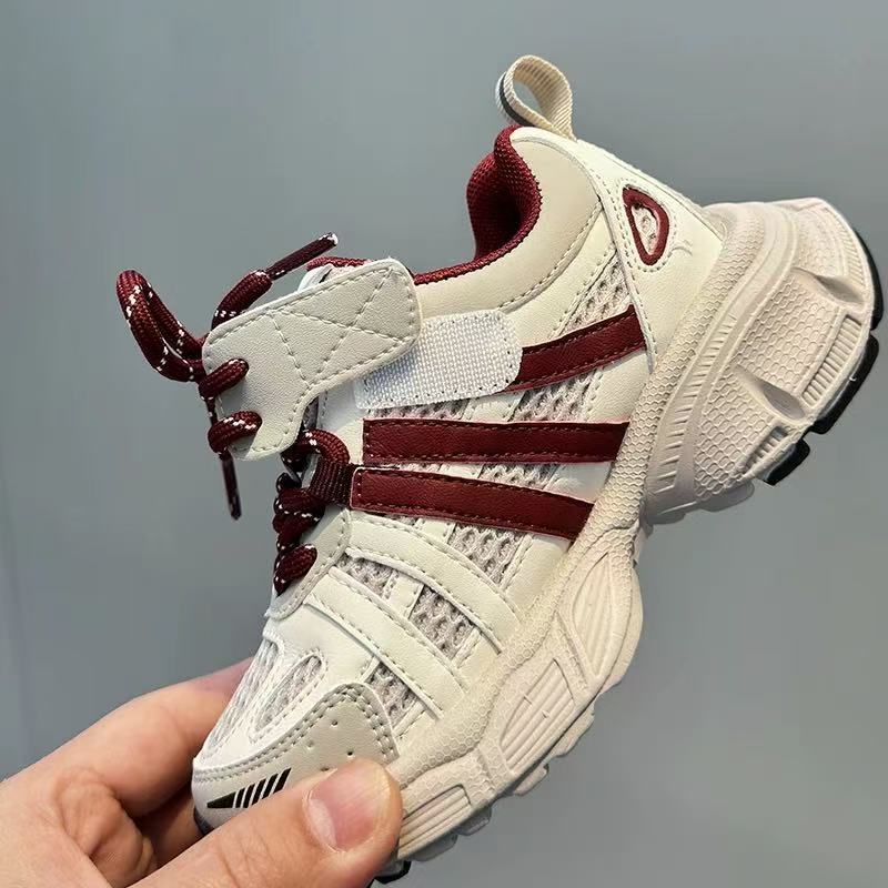 Girls' Sports Shoes 2025 Spring and Autumn New Children's Shoes Mesh Soft Sole Medium and Old Children's Dad Shoes Boys' Shoes