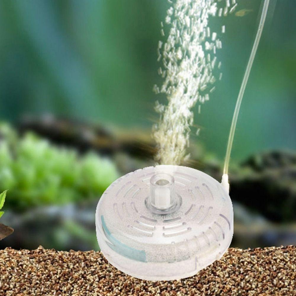 Mini Filter Ultra Dun Aquarium Filter Ronde Vorm Onderdompelbaar Vis Tank Filter Spons Mini Aquarium Filter Vis Tanks