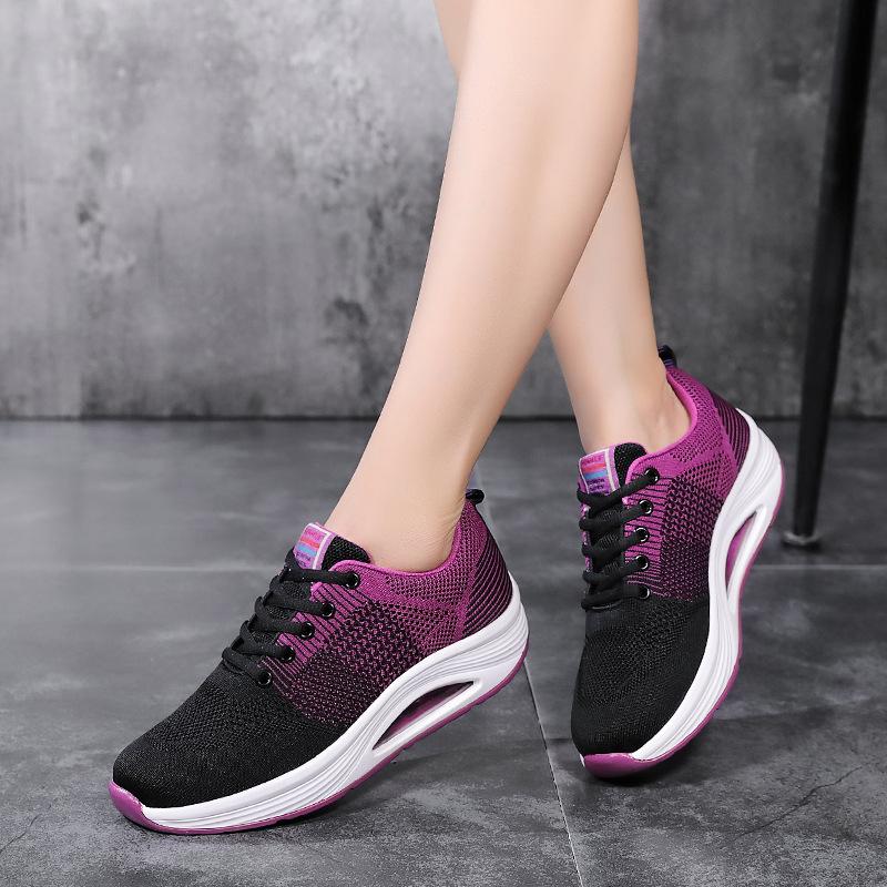 Women Sneakers Classic Mesh Breathable Casual Sports Shoes Comfort Platform Shoes Air Cushion Running Shoes Zapatillas De Mujer