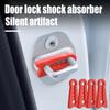 4 buc Pad Amortizor Șoc Blocare Ușă Mașină Silicon Anti-Vibrații Amortizor Silențios Protector Cataramă Blocare Ușă