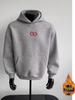 Heavyweight Embroidered Unisex Hoodie - Trendy American Casual High Street Sweatshirt for Autumn/Winter, Plus Velvet, Perfect for Couples