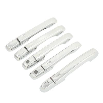 10 Pièces Couvercle de Poignée de Porte Extérieure Chromé Protection Anti-Rayures Autocollant Décoratif Remplacement pour CR V 2002‑2006