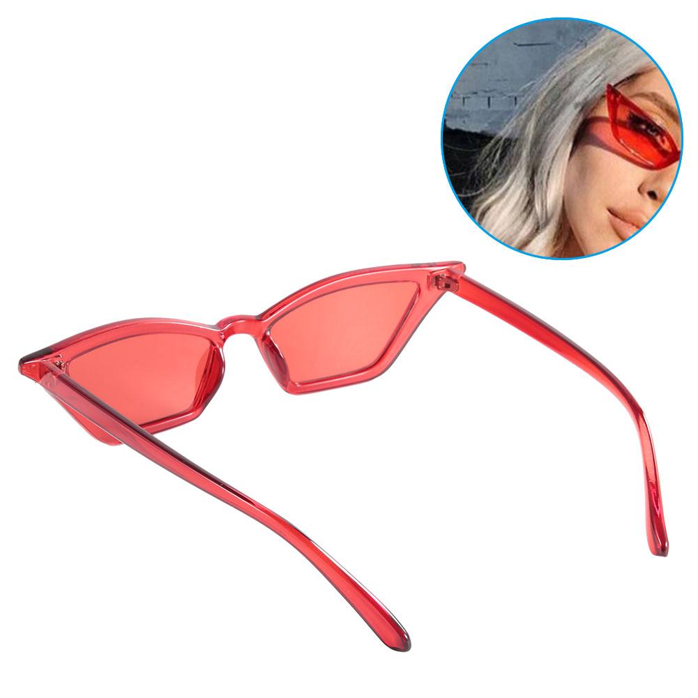 Fashionable Vintage Style Wear Resistant Sunglasses Eyewear Sun Glasses for Female(Red )