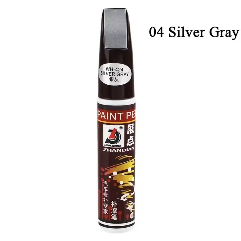 

4PCS Pen Multi-Color Car Paint Scratch Repair Pen Waterproof Non-Toxic Auto Touch Up Paint for White Silver Gray Black