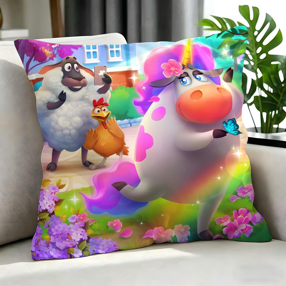 game Township Cushion Cover Cushion Cover Set Pcs x x x Pillowcase Decorative Sofa Home Decor
