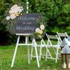 Wedding Welcome Card, Water Card Flower Indicator, Fake Flower Simulation Silk Flower Flower Arrangement, Wall Decoration
