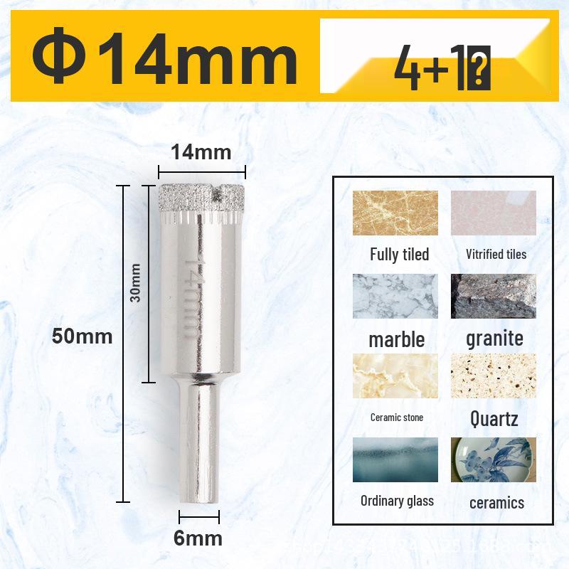 Alloy Glass & Tile Hole Drill Bit Set