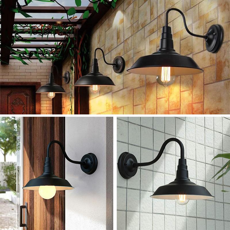 Retro Vintage Wall Mounted Lamp Loft Industrial Rust American Style Outdoor Indoor Light Luminaire Corridor Aisel Bar Waterproof