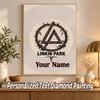 Linkin Park Custom Name Text 5D Diamond Painting Kit DIY Full Drill Diamond Art Decoration