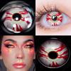 Eyeshare 1 Pair Cosplay Contact Lenses for Eyes Colorful Yellow Anime Lenses for Cosplay Halloween Cosmetics Pupils