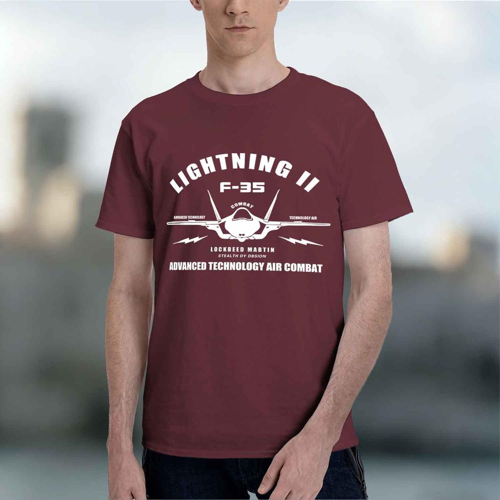 F35 Lightning Ii 2026 New Model Unisexs Shortsleeve Crewneck Tshirt Classic Casual Multiple Colors And Sizes For Daily Wear All