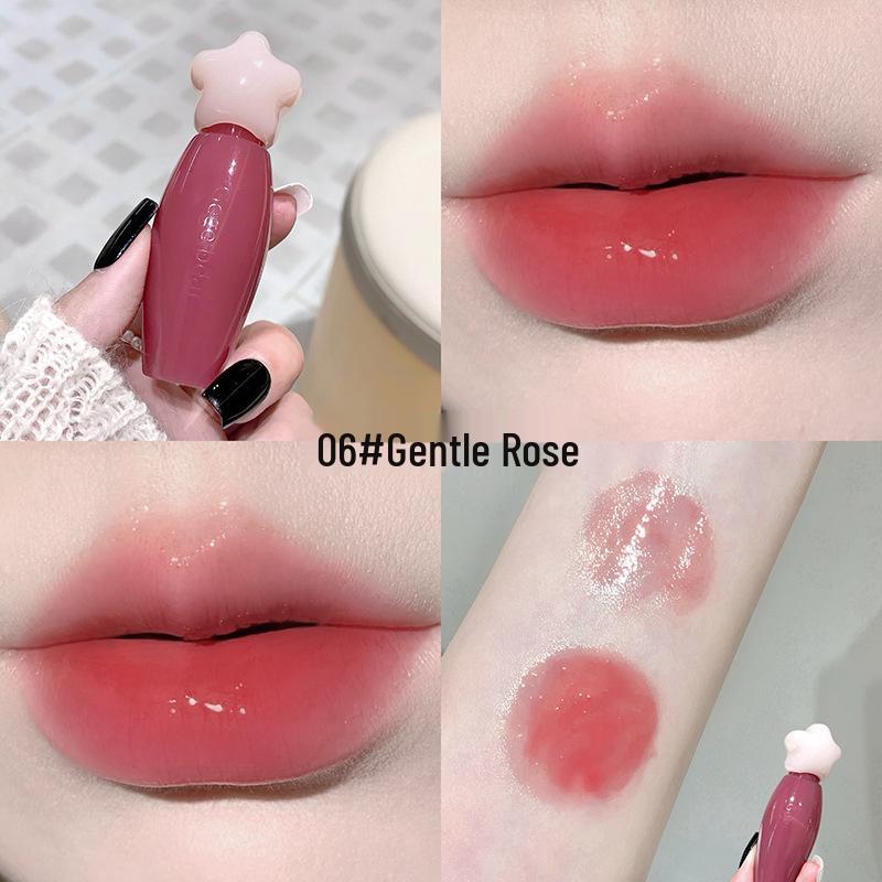 Gege Bear Star Glow Lip Glaze: Plump, Glossy Summer Colors