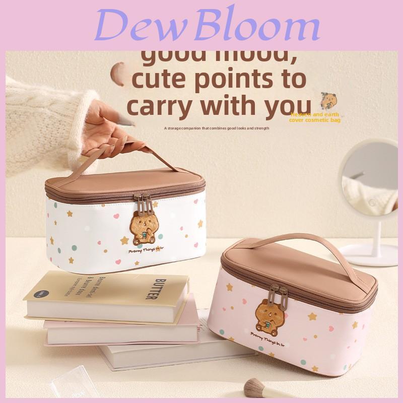 Cube Travel Makeup Bag With Dustproof Polyester For Kids And Students