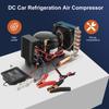 BD25HC Compressor Condenser Car Refrigerator Solar Freezer 12V 24V Refrigerator Air Compressor With Temperature Controller