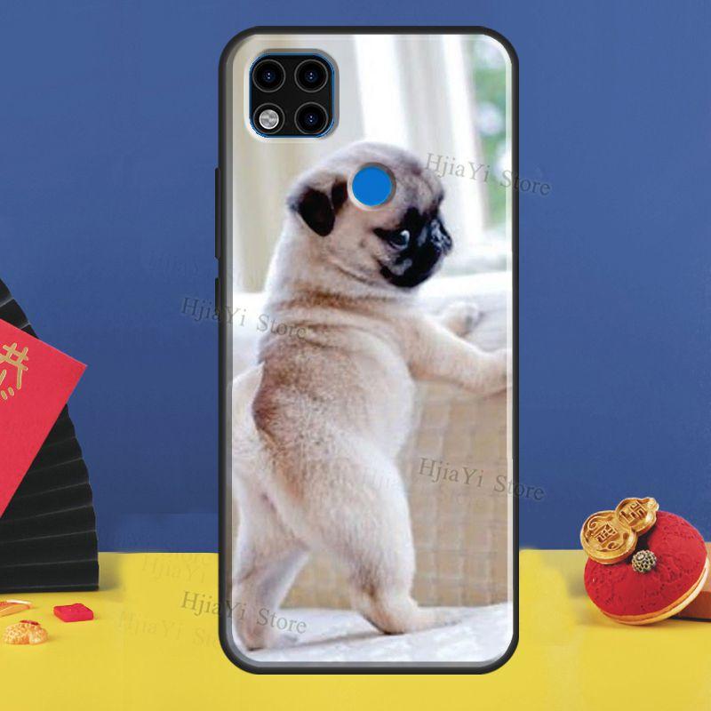 Cute Pug Dog Case For Xiaomi Redmi Note 11 Pro Note 10 Pro 9 8 7 9S 10S 11S Cover For Redmi 10 9A 9C 9T