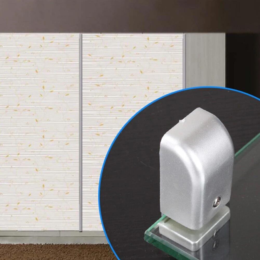 Sliding Barn Door Bottom Floor Guide Clips Adjustable Sliding Door Floor Guide Universal Door Guides Slotted Swing Stop