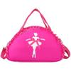Ballet Dance Gymnastics Sports Tote Crossbody Shoulder Bag for Kids, Purple Polyester and Bowknot Accent