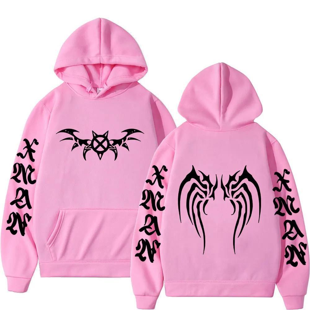 Rapper  Carson X Wing Hoodies Men Women Sweatshirt Print Unisex Hip Hop Style Autumn Winter Fashion Tops Clothes Male