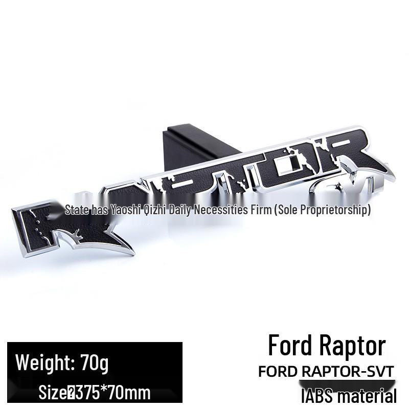 Ford Raptor SVT F150 FX4 Door and Tailgate Stickers - English Logo