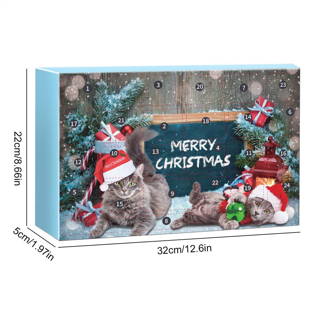 

Cat Toy Advent Calendar 2025 Christmas Countdown Calendar 24 Days Kitten Toys Holiday Gift for Indoor Cats Boredom Relief other
