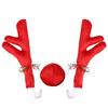 Christmas Car Reindeer Antlers & Nose Xmas Vehicle Costume Kit Elk Nose Horn
