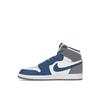 Air Jordan 1 Retro High OG PS True Blue Kids Sneakers White Cement-Grey FD1412-410