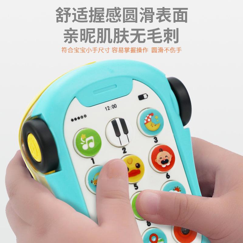 Tegneserie Gir Telefon Bil Tidlig Utdanning Puslespill Historiemaskin Barnemusikk Baby Mobiltelefon Leketøy Modell