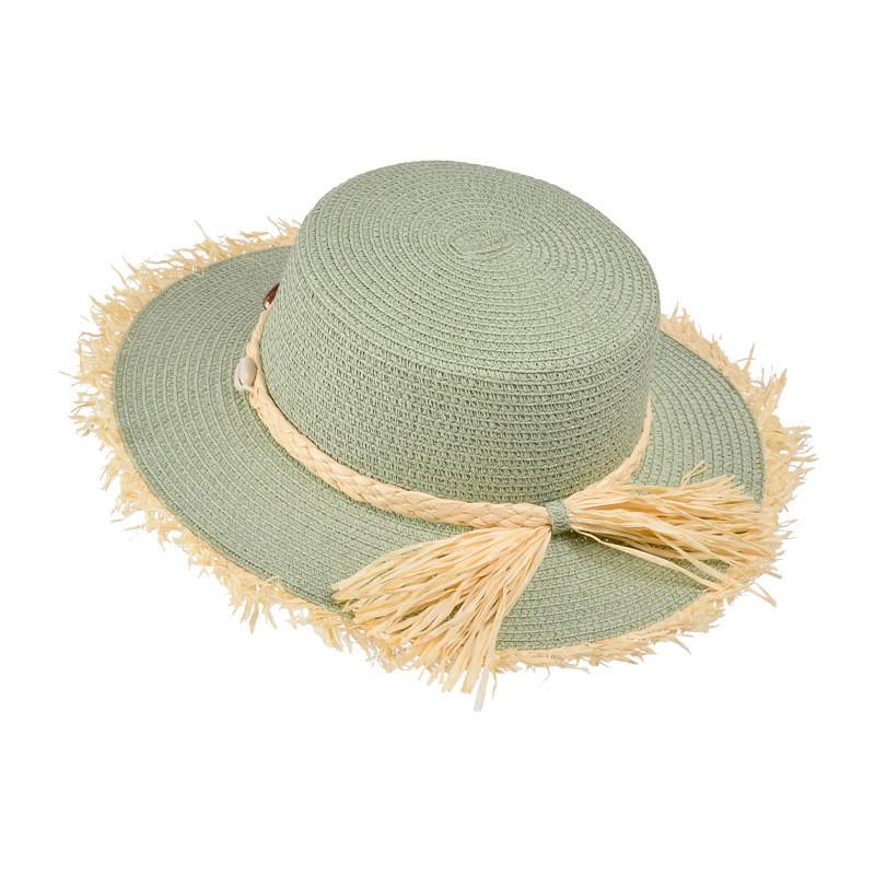 French Country Style Sun Hat With Wide Brim For Summer Beach Vacation Sun Protection