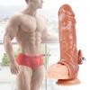 MoDi Vibrator for Men Penis Enlargement Sleeve Cover Case Cock Header Enlargement Extension Enhancement Men Silicone Condom Sex Toy