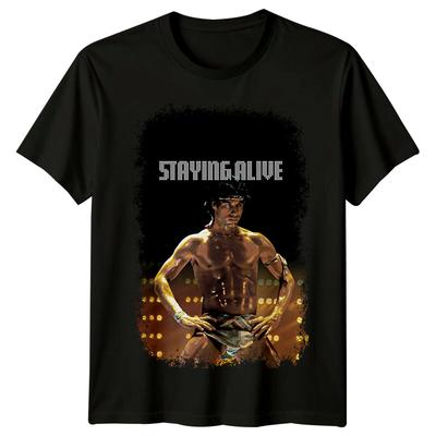 Zůstat naživu (1983) Tričko inspirované filmovým plakátem Retro 80. léta