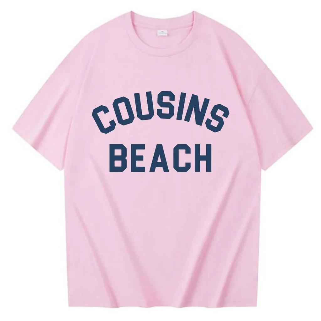 Fashionable and Popular Printed Cotton Short-sleeved Shirt Cousins Beach T-shirt The Summer I Turned Pretty Unisex