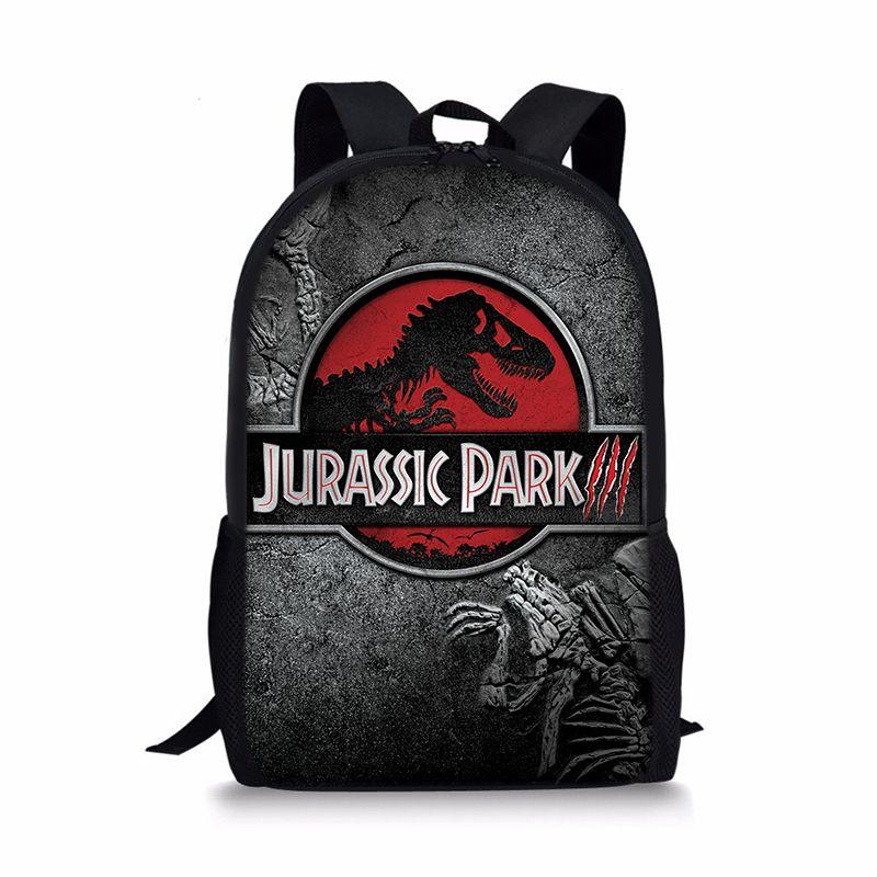 Jurassic World Dinosaurier Rucksack Große Kapazität Schultasche für Jungen und Mädchen