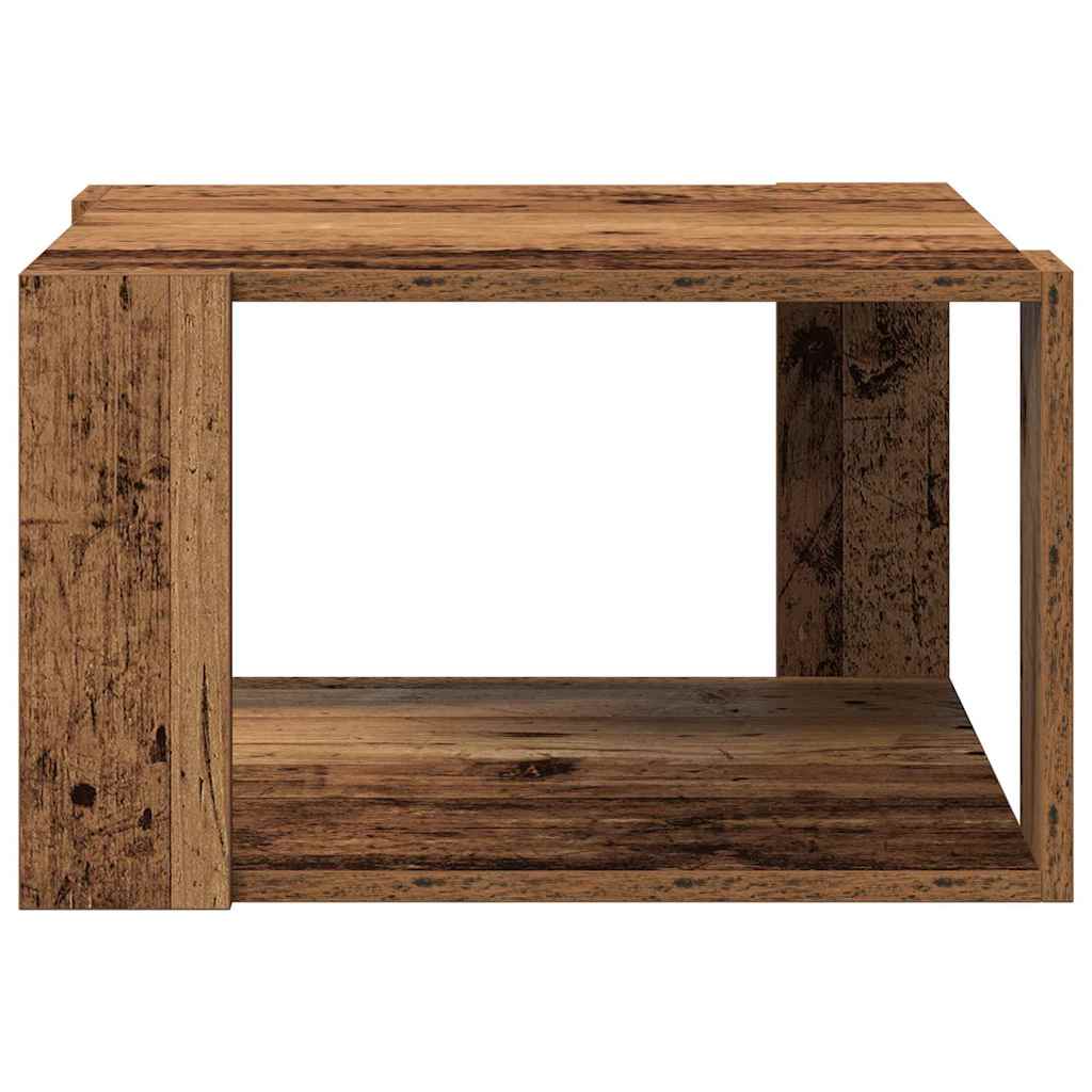 Coffee Table Reclaimed Wood Look 51.5 x 51.5 x 30 cm Engineered Wood