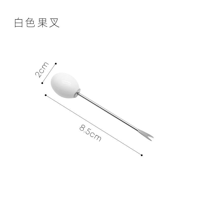 

Nordic Creative Storage Tank Desktop Fruit Fork Set Stainless Steel Fruit Fork Storage Tank Living Room Decoration Storage Box