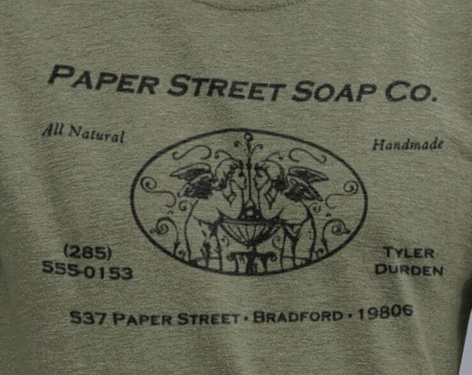Paper Street Soap Company Shirt, Fight Club Shirt, Funny Tyler Durden T-shirt, Vintage Movie Shirt 2XL
