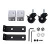 Dual Front 360 Degrees  Wheels with Locking Mechanism, 200 Lbs Capacity Wheels Fit for Packout Rolling Toolboxes,