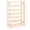 42 Bottle Wine Rack Pine Wood