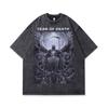 American Hip Hop Retro Spoof Fun Printed Short-Sleeved T-Shirt Men'S And Women'S Street Trendy Brand Lazy Half-Sleeved Tee Shirt