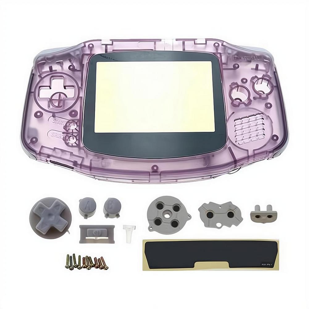 Прозрачный корпус-замена для Game Boy Advance GBA, Комплект для сборки DIY, Комплект для замены корпуса DIY для GBA, 1 комплект