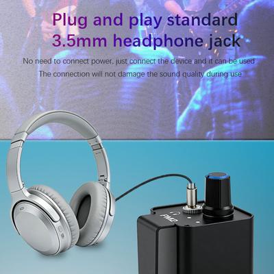 Amplificador de Auriculares Fuerte de Metal Con Salida de 3.5mm Entrada Equilibrada de 6.35mm/XLR Soporte Para Dispositivos de Estudio al Aire Libre