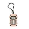 Mini Pocket Calculators 8 Digits Display Key Ring Portable Electronic Calculator  Student